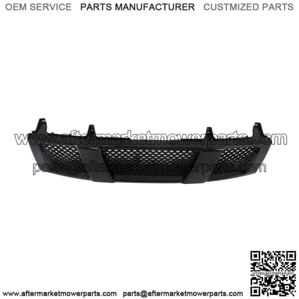 Fit For 2004-2007 Titan/Armada Front Hood Bumper Grill Grille Glossy Black - Image 3