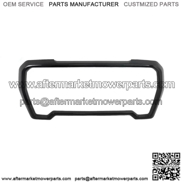 For 2019-2021 GMC Sierra 1500 Gloss Black Front Upper Grille Outer Frame Suround
