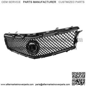 For 2013 2014 Cadillac ATS Front Bumper Grille Mesh Honeycomb Glossy Black