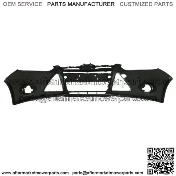 Primered Front Bumper Cover Fit For 2012 2013 2014 Ford Foc Sedan w/ Tow Hole - Image 3