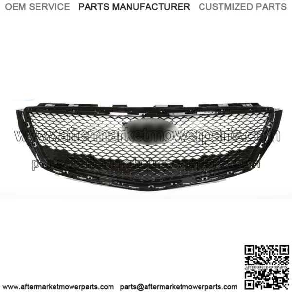 For 2018 2019 2020 Cadillac XTS Front Bumper Hood Grille Mesh Cover Gloss Black