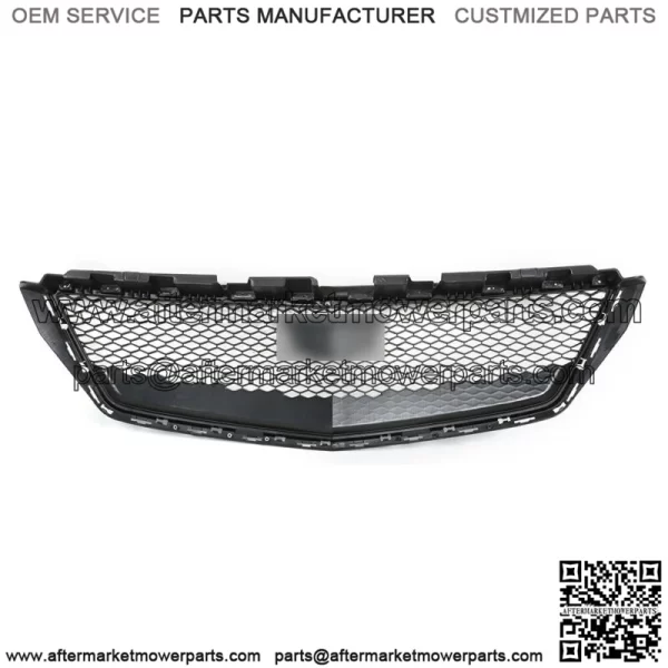 For 2018 2019 2020 Cadillac XTS Front Bumper Hood Grille Mesh Cover Gloss Black - Image 2