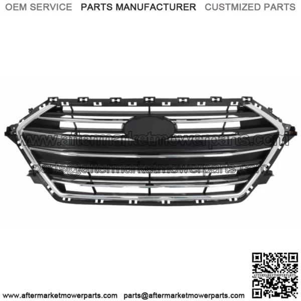 For 2017 2018 Hyundai Elantra Front Upper Bumper Grill Grille Chrome Factory