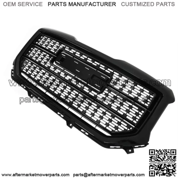 84056783 Front Bumper Grille For 2016 2017 2018 GMC Sierra 1500 Denali Style - Image 3