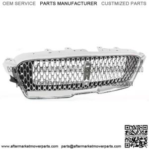 For 2017-2019 Lincoln MKZ Front Bumper Upper Grille Nickelplated HP5Z-8200-AA