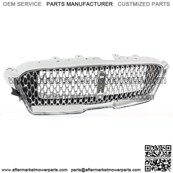 For 2017-2019 Lincoln MKZ Front Bumper Upper Grille Nickelplated HP5Z-8200-AA