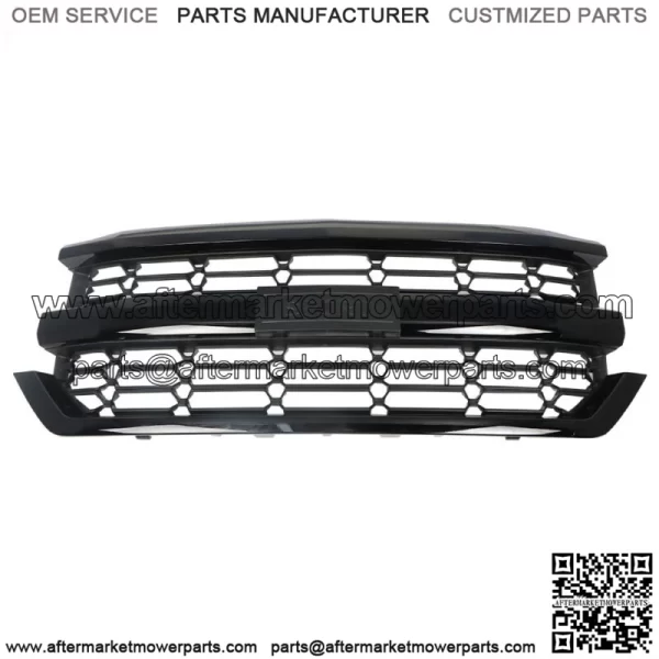 For 2016 2017 2018 Chevrolet Silverado 1500 Front Grille GM1200756C Black - Image 2