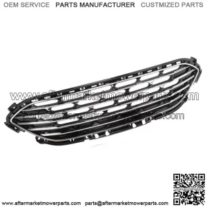 For 2020-2022 Ford Escape Front Bumper Center Grille Black W/Chrome Molding