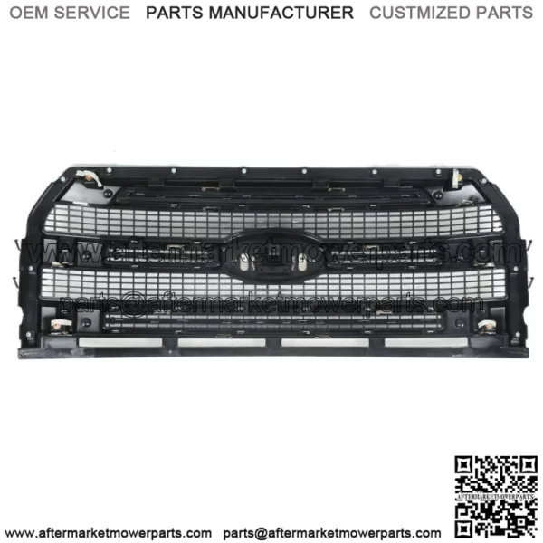 Front Bumper Grille For Ford F-150 2015-2017 Chrome W/O Parking Sensors - Image 3