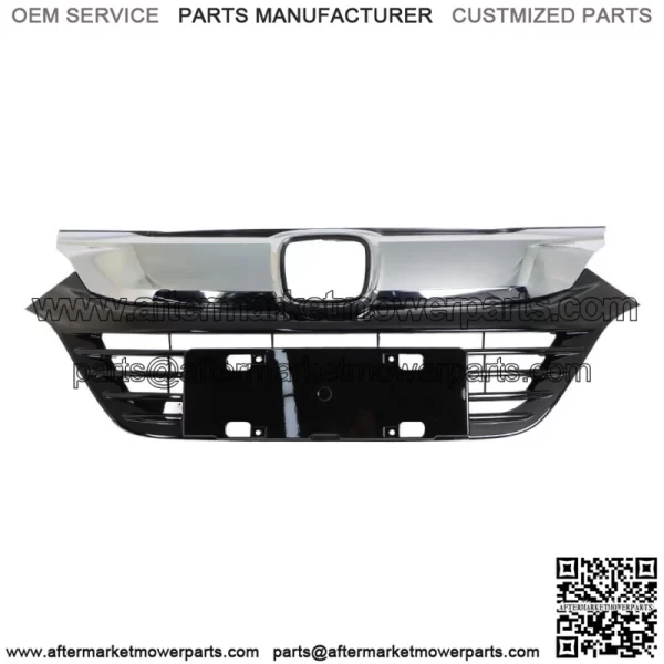Fit For 2019 2020 2021 Honda HRV HR-V Front Bumper Grille Chrome Black HO1200240 - Image 2