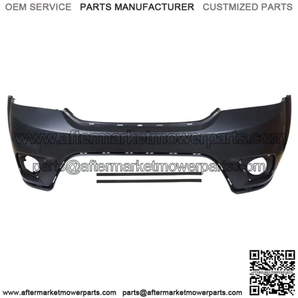 Front Bumper Cover Primed Fit For 2011-18 Dodge Journey Sport w/ Fog Lamp Holes - Image 3