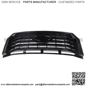 For Ford F150 2015-2017 Gloss Black Horizontal Front Bumper Upper Grille ABS