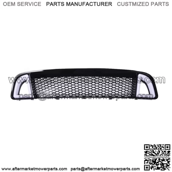 For 13-14 Ford Mtang Non-Shelby Front Bumper Upper LED Grille Black