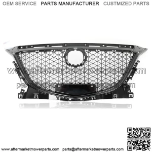 For 2014-2016 Mazda 3 Axela Front Bumper Upper Black Grille Honeycomb Grill ABS