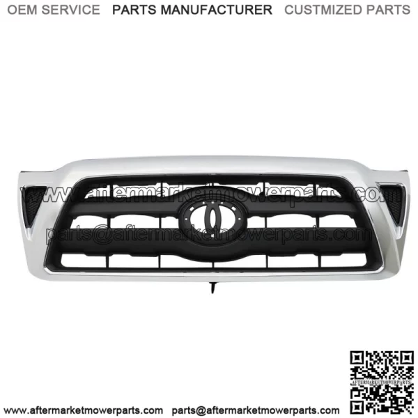 Front Bumper Grille Fit For 2005-11 Toyota Tacoma Chrome 5310004360 - Image 3