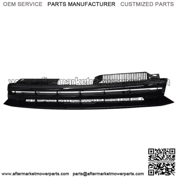 For Vw Golf MK6 2010 2011 2012 2013 Front Black Bumper Grille W/O Logo Base - Image 2