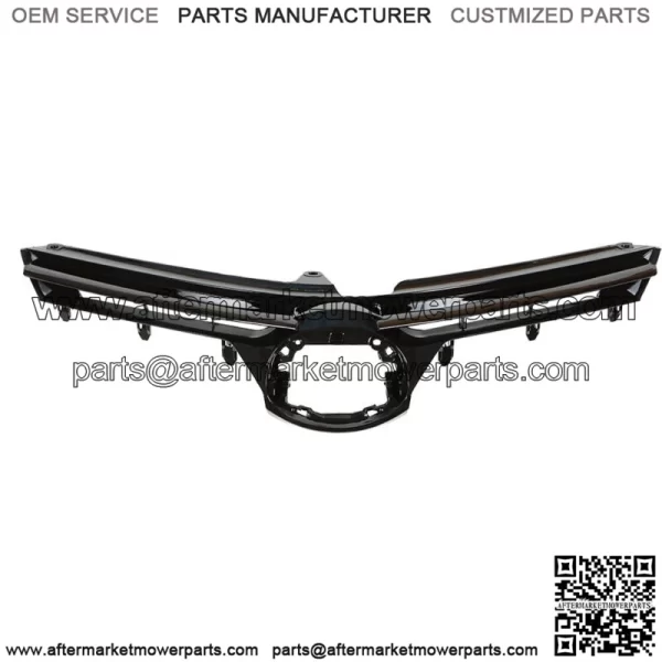 For Toyota Corolla LE XLE 2017-2019 Front Upper Bumper Grille Glossy Black Grill