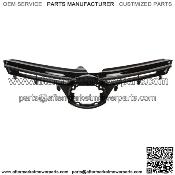 For Toyota Corolla LE XLE 2017-2019 Front Upper Bumper Grille Glossy Black Grill - Image 3
