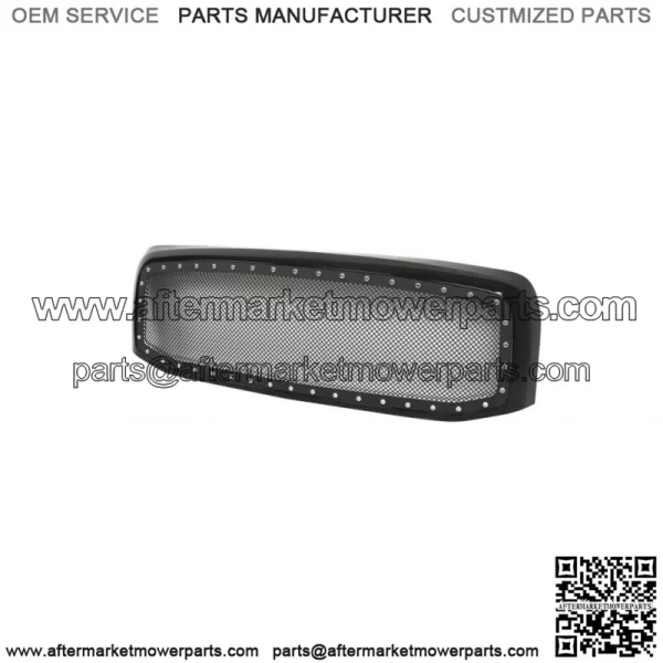 Black Front Hood Grille For 2006 2007-2008 Dodge Ram 1500 Black Mesh