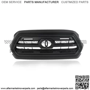 Front Upper Bumper Grille For Toyota Tacoma 2016-2021 Matte Black 53100-04540