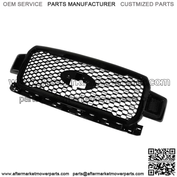 For 2018-2020 Ford F-150 Front Radiator Grille Assembly JL3Z8200SL Agate Black - Image 2
