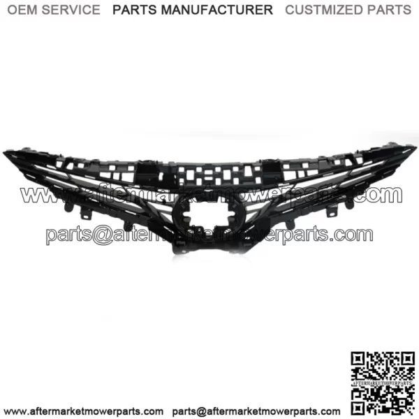 5311106F30 Front Bumper Upper Grille For 2021-2022 Toyota Camry LE XLE Black