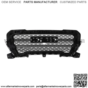 For 2019 2020 2021 GMC Sierra 1500 Front Lower Bumper Filler & Upper Grille