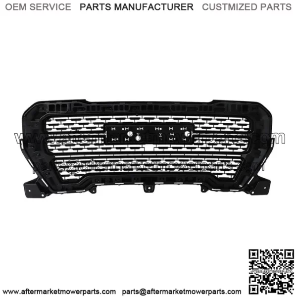 For 2019 2020 2021 GMC Sierra 1500 Front Lower Bumper Filler & Upper Grille