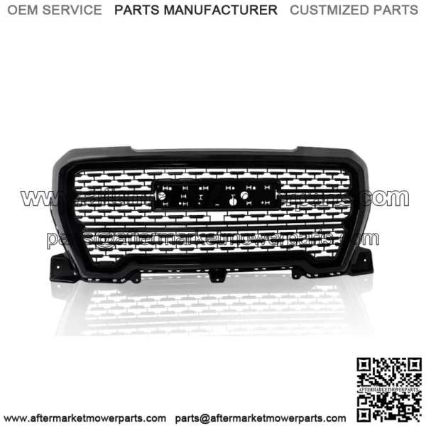 For 2019 2020 2021 GMC Sierra 1500 Front Lower Bumper Filler & Upper Grille - Image 3