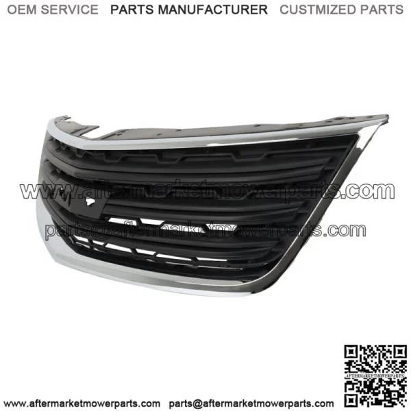 Front Bumper Upper Grille For 2013 2014-2017 Chevrolet Traverse w/Chrome Molding - Image 3