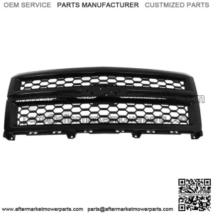 For 2014-2015 Chevrolet Silverado 1500 Front Bumper Upper Grille Gloss Black