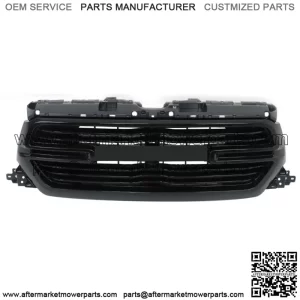 Front Upper Grille Assembly For 2019-2022 Ram 1500 Black Plastic 6BT01TRMAF