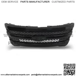 Front Upper Grille For 2011 2012-2015 Ford Explorer Upgraded Gloss Black Grill