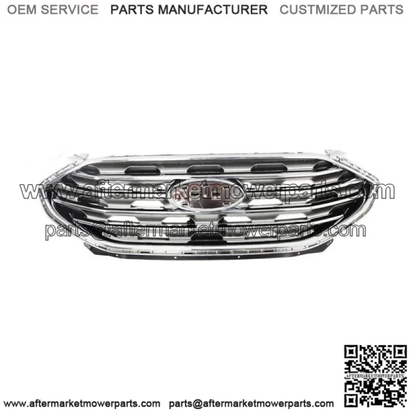 Front Upper Bumper Grille Chrome For 2019-2022 Ford Edge KT4B-8200-AK