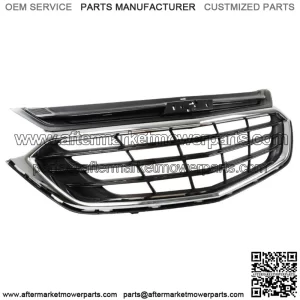 Fit For Chevy Equinox 2018 2019 2020  Front Upper Grille Chrome And Black