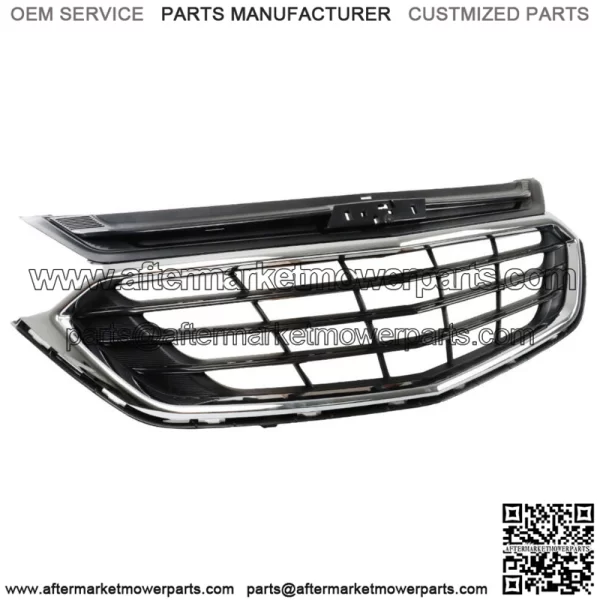 Fit For Chevy Equinox 2018 2019 2020  Front Upper Grille Chrome And Black