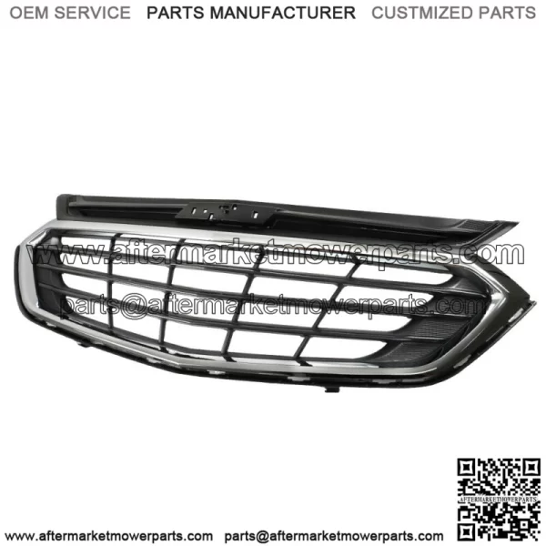 Fit For Chevy Equinox 2018 2019 2020  Front Upper Grille Chrome And Black - Image 3