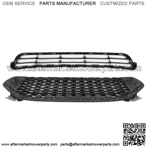 For 2013-2016 Ford Fion 2PCS Front Bumper Upper&Lower Grille Grill Kit