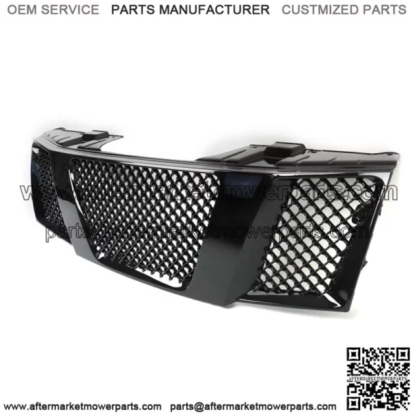 For 2005-2008 Nissan Frontier Black Mesh Front Hood Bumper Upper Grill - Image 3
