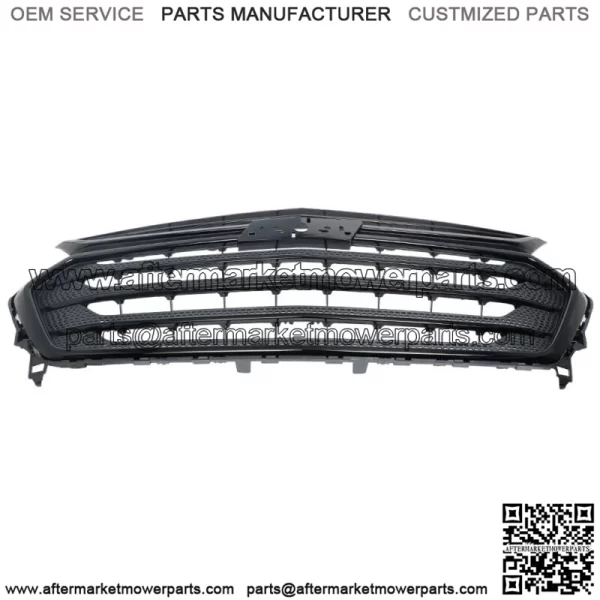 For 2018 2019 2020 2021 Chevrolet Traverse Front Upper Grille 84924280 Black - Image 2