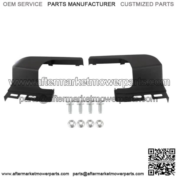 For 2017-2022 Ford F250 Super Duty Rear Bumper End Cap Step Pad Pair Left+Right