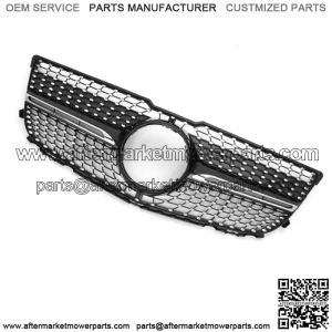 Diamond Black Front Grille Grill For Mercedes Benz GLK X204 GLK250 GLK350 13-15