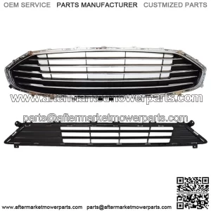 For Ford Fion 2019 2020 Front Upper&Lower Grille Chrome Factory Style