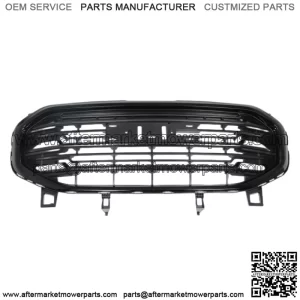Fit For 2018 - 2021 Gmc Terrain Front Bumper Upper Grille Grill Glossy Black