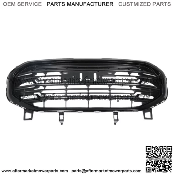 Fit For 2018 - 2021 Gmc Terrain Front Bumper Upper Grille Grill Glossy Black