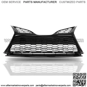 Fit For 21-22 Toyota Camry SE Front Lower Grille W/O Sensor Hole Gloss Black
