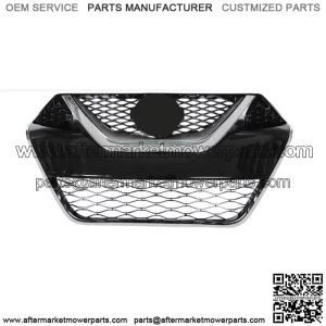 For 2016 2017 Nissan Maxima Front Upper Grille Chrome Black Kit 32887zv