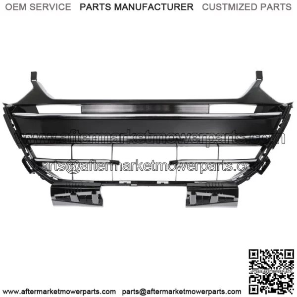 Fit For Honda Accord 2021 2022 2023 Front Bumper Lower Grille Black Chrome - Image 2