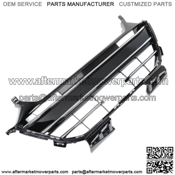 Fit For Honda Accord 2021 2022 2023 Front Bumper Lower Grille Black Chrome - Image 3