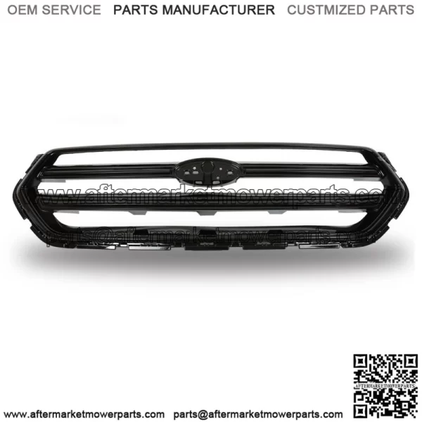 Fit For 2017 2018 2019 Ford Escape Front Upper Bumper Grille Glossy Black